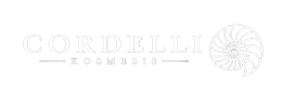 Logo CORDELLI con emblema stilizzato a raggiera e delicato testo serif