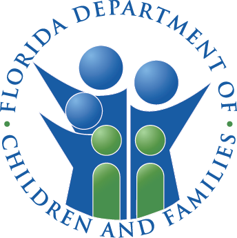 The logo for the florida department of children and families