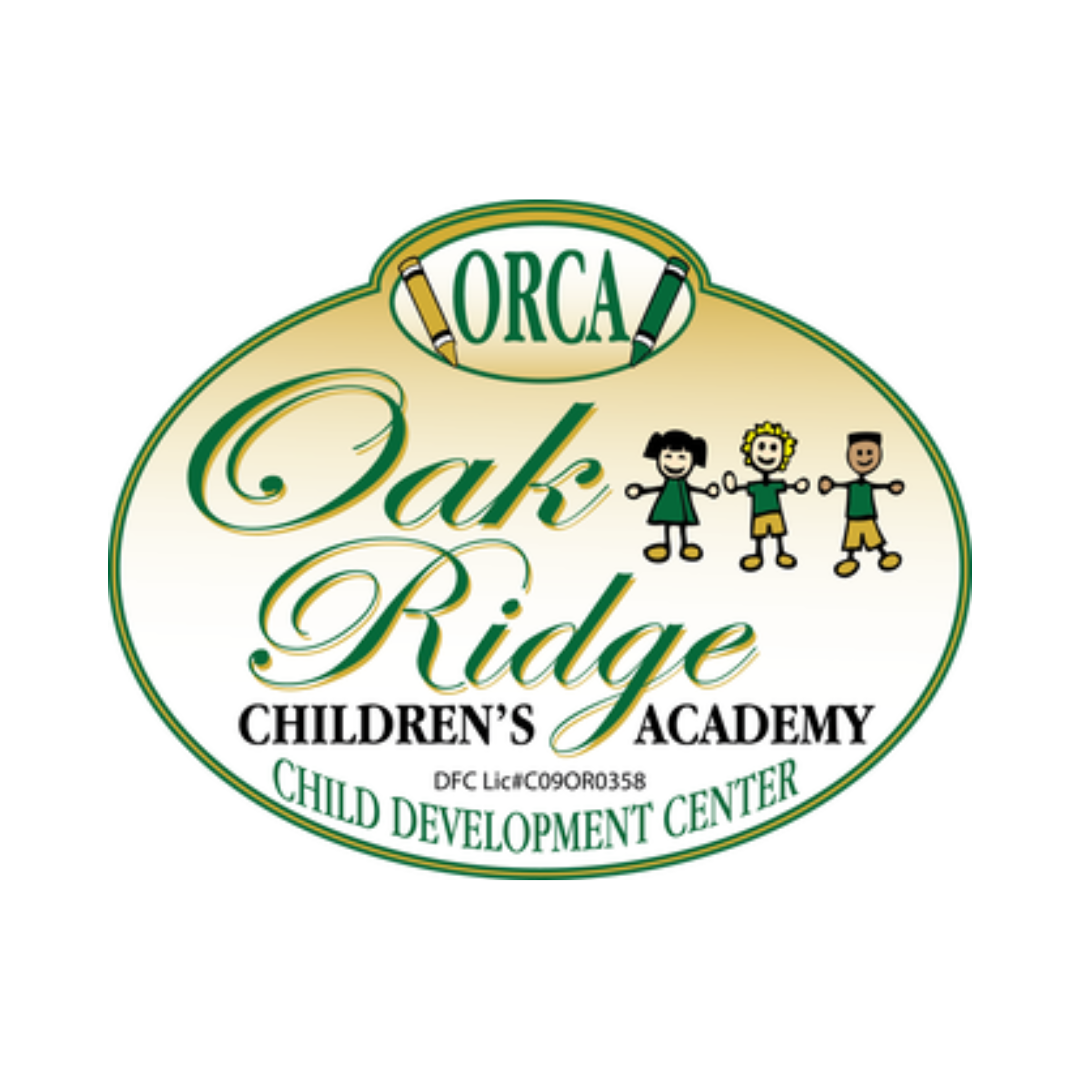 The logo for oak ridge children 's academy child development center