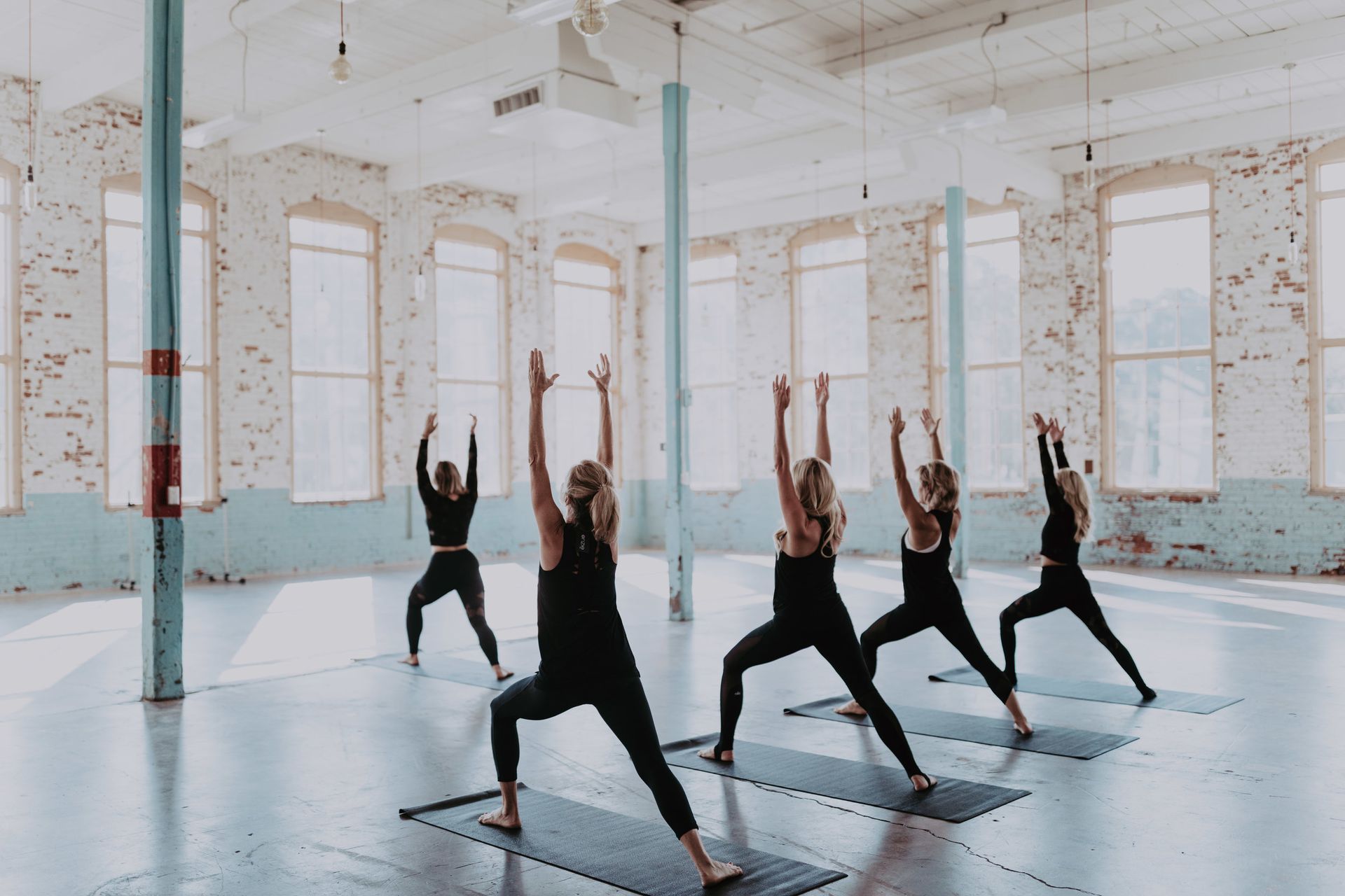 Yoga studio at Loom Room Retreat Dalton