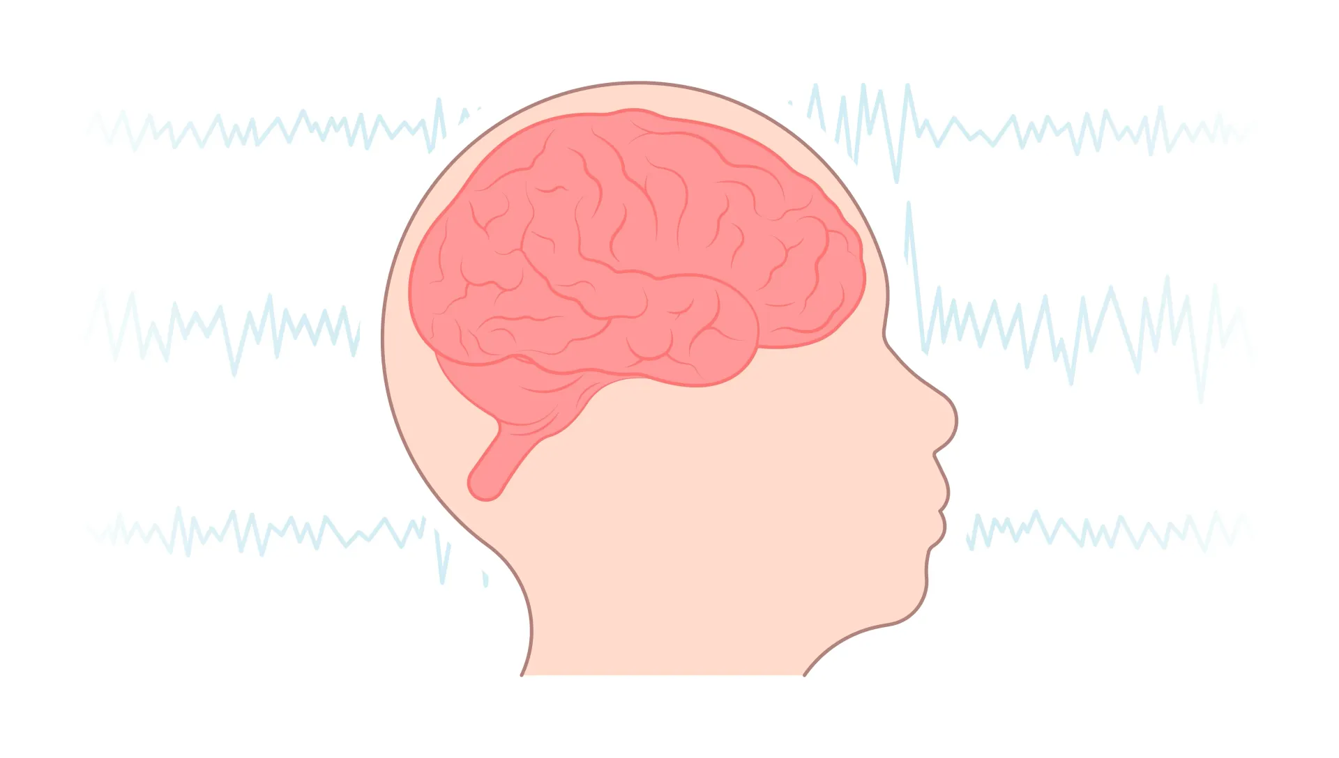 A graphic depicting the mechanism of action for transcranial magnetic stimulation (TMS).