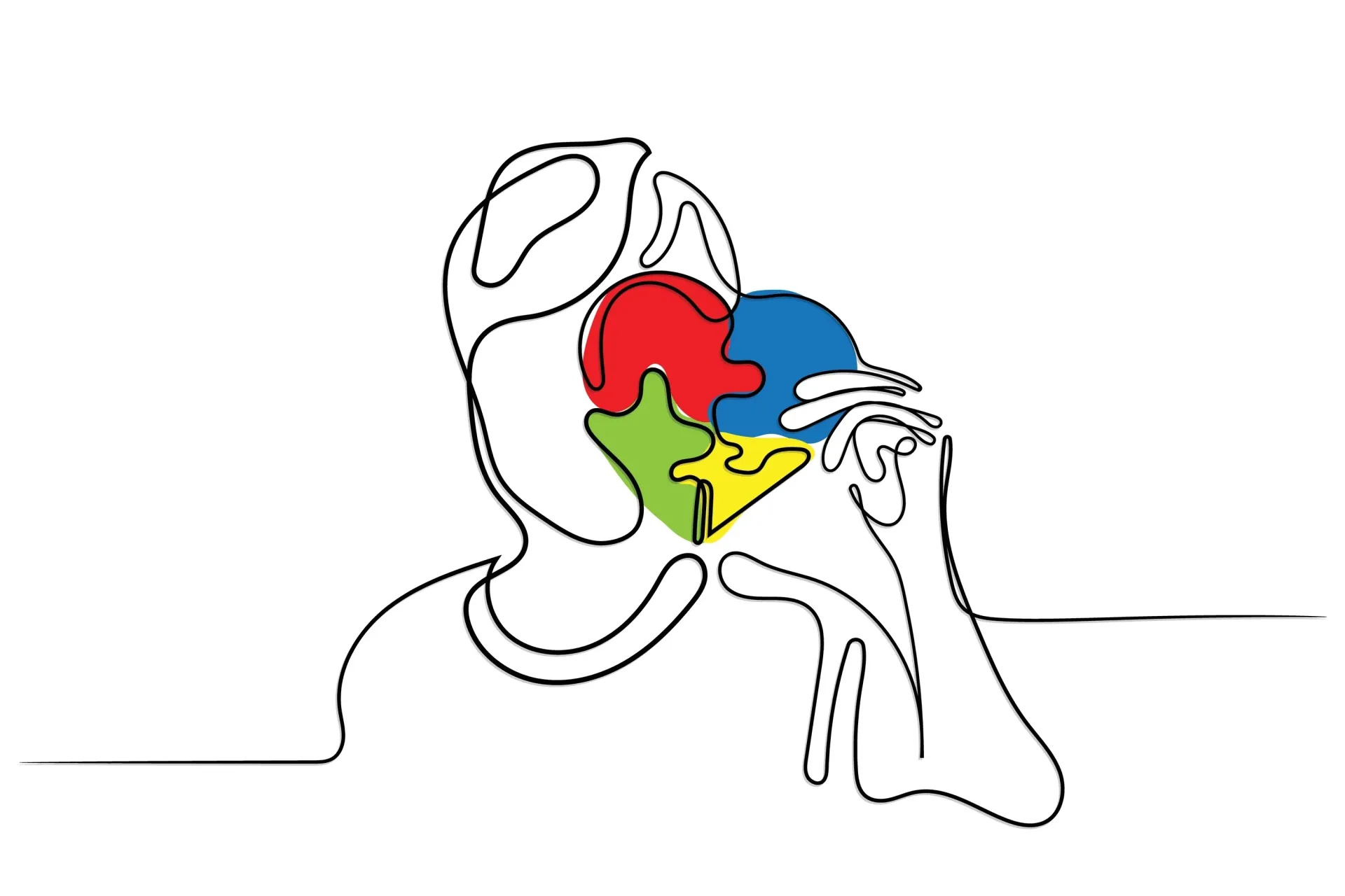 A graphic depicting autism spectrum disorder (ASD).