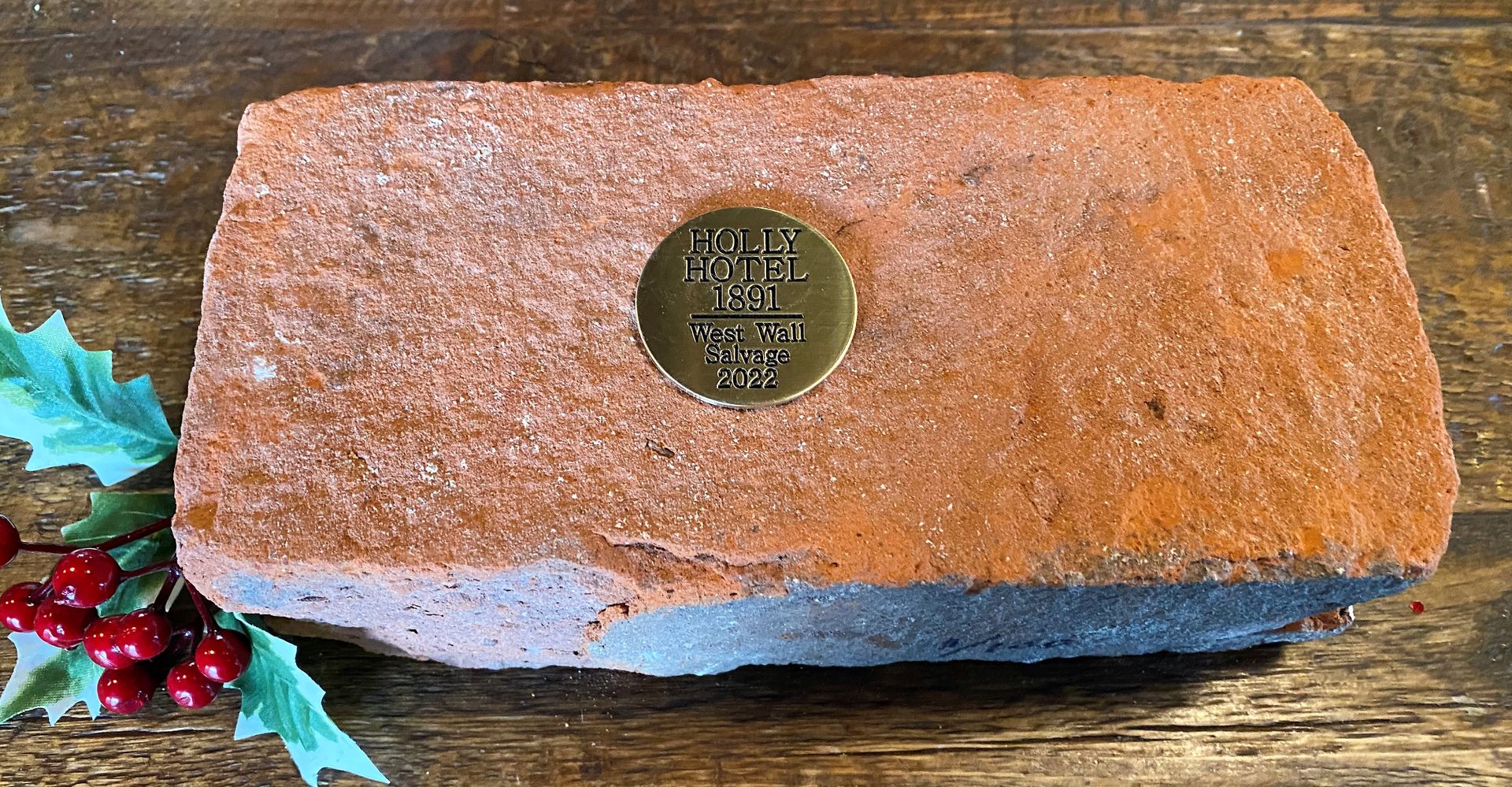 Holly Hotel, West Wall Salvage Brick, 1891