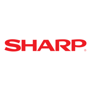 Red SHARP logo on a white background