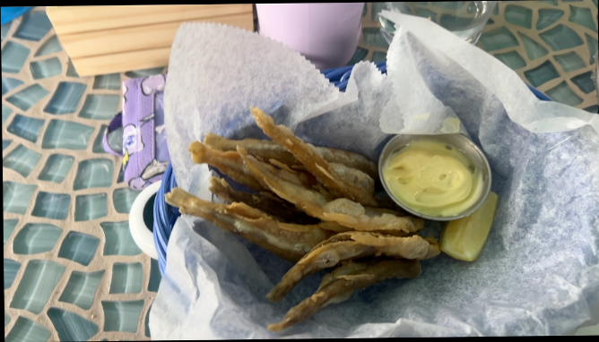 Fried smelt served at EDWINS Oyster Bar in Cleveland Heights.