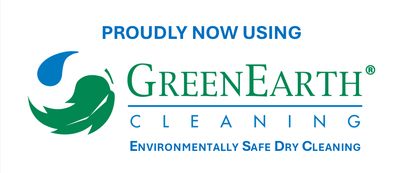 A GreenEarth Cleaning logo featuring a green leaf and blue water drop icon, text reads