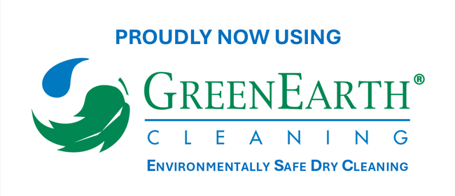 GreenEarth Cleaning logo featuring a green leaf and blue drop icon with the text 