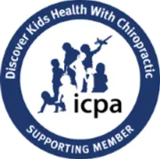 The logo for discover kids health with chiropractic is a supporting member.
