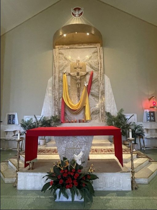 Altar inside the Church 