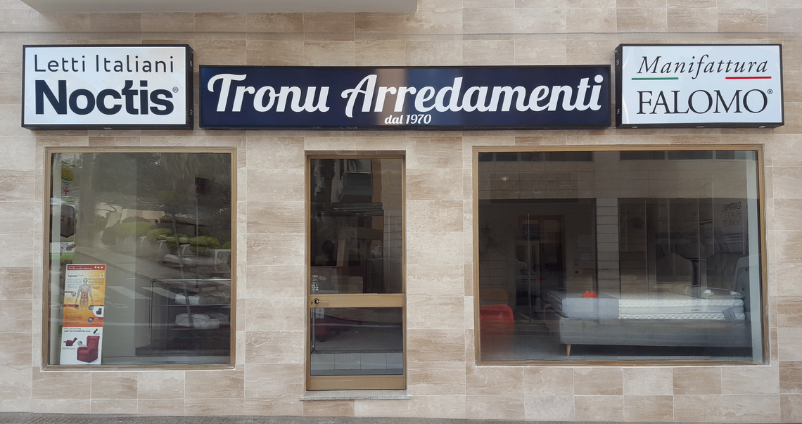 Negozio di materassi e letti tronu arredamenti dal 1970 a cagliari