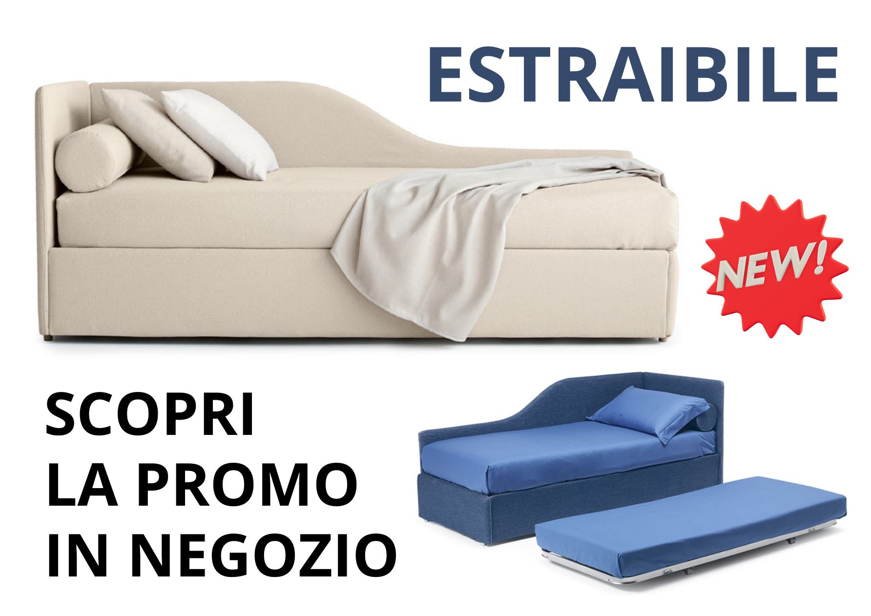 offerta letto estraibile con contenitore a cagliari da tronu arredamenti dal 1970