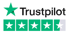 Trustpilot-logo: Groene ster met de tekst 