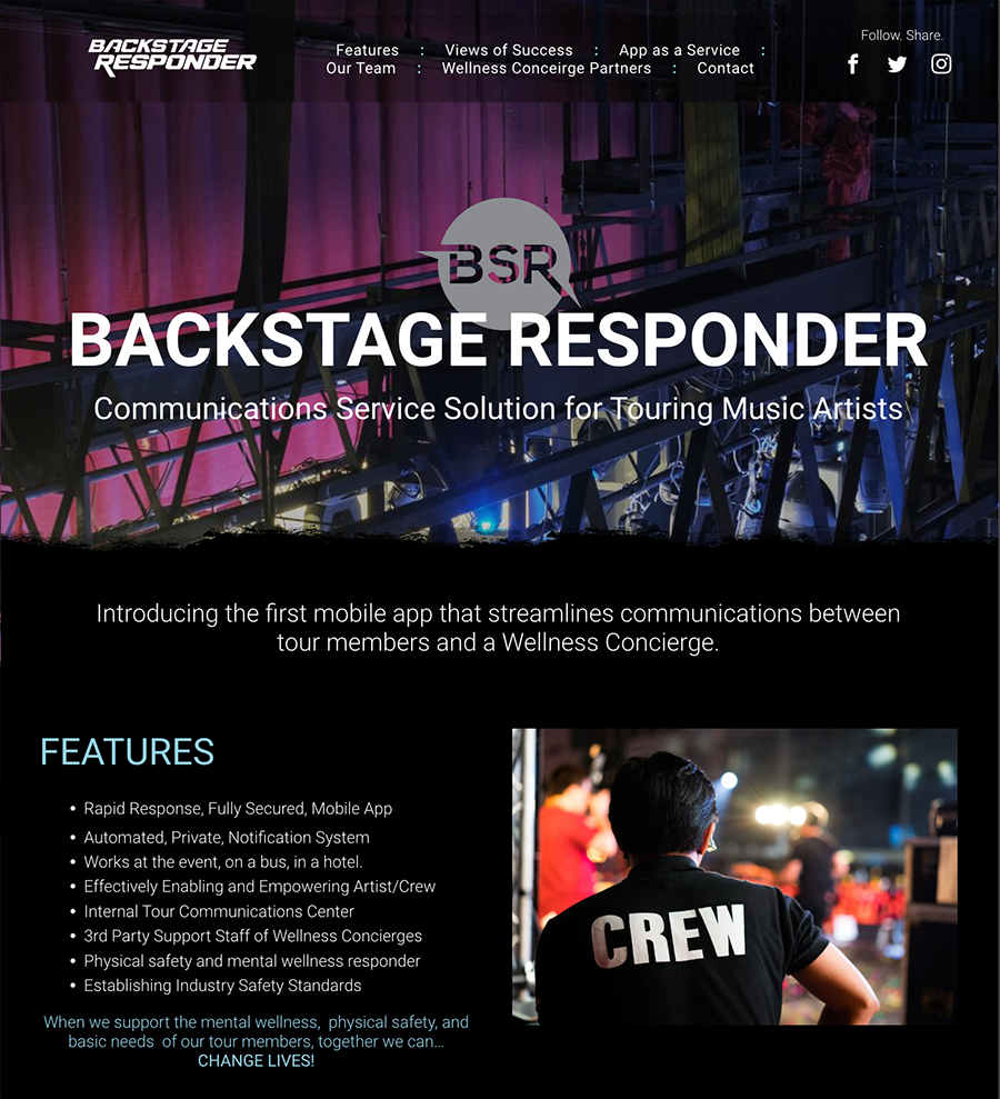BACKSTAGE RESPONDER