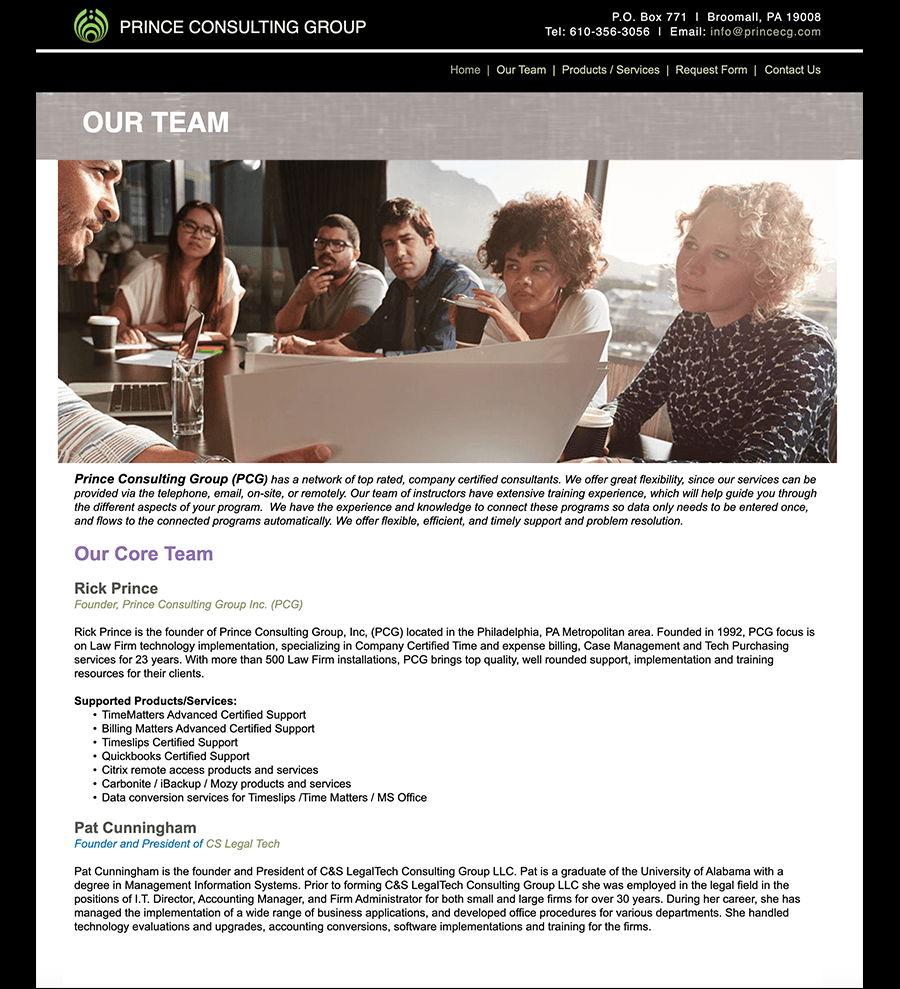 PRINCE CONSULTING GROUP