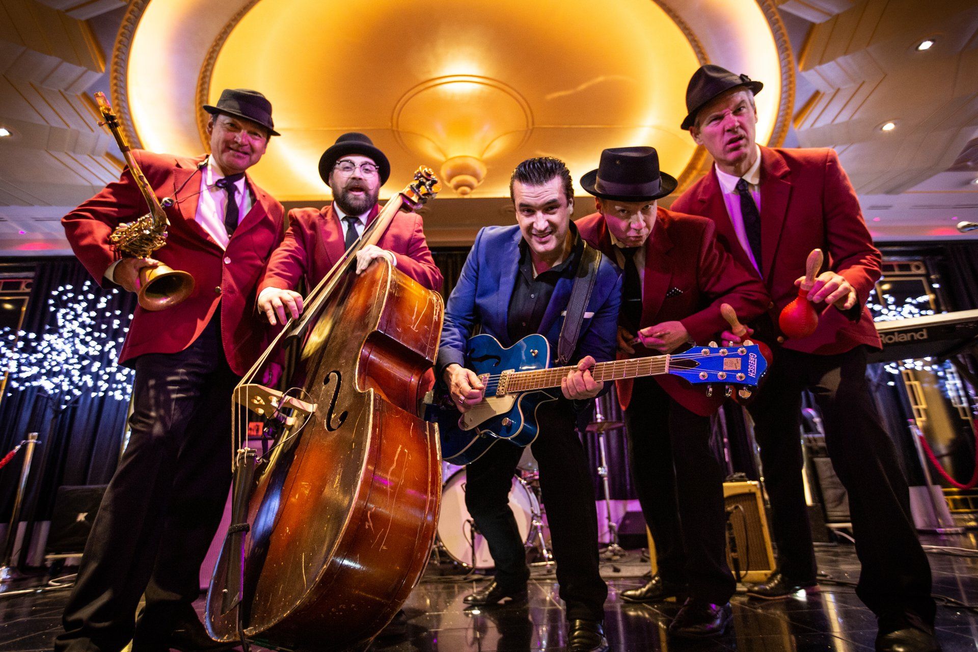 Event Photography of Swing Band at Bibis Restaurant in Leeds