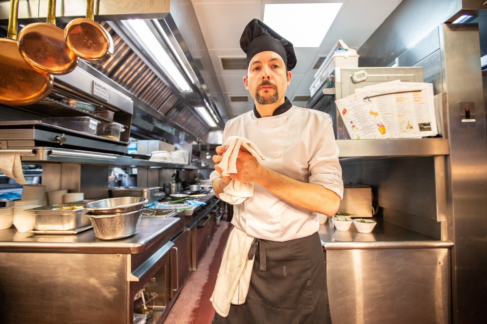 Event Photography of chef at Bibis Restaurant in Leeds