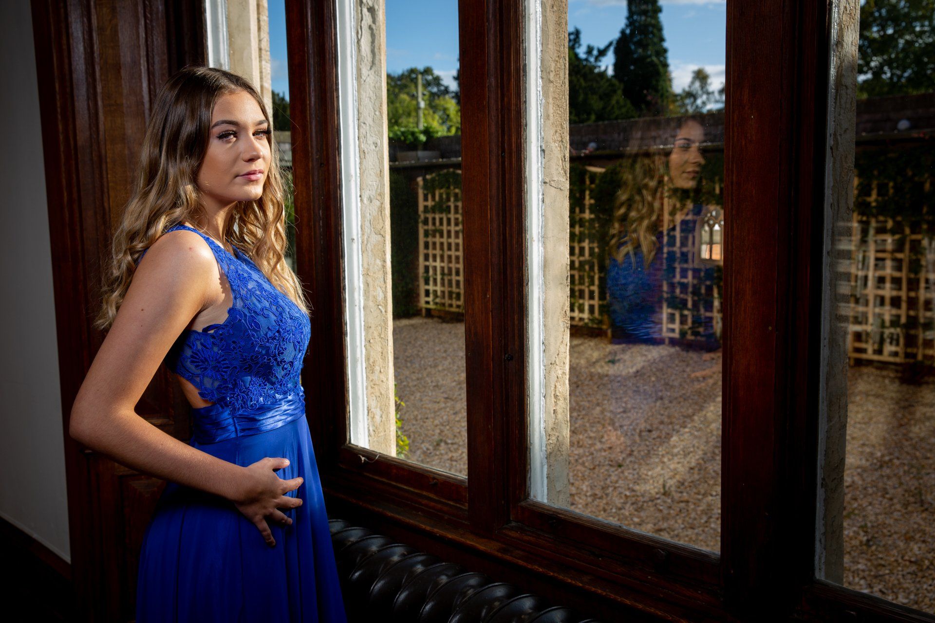 Girl in window