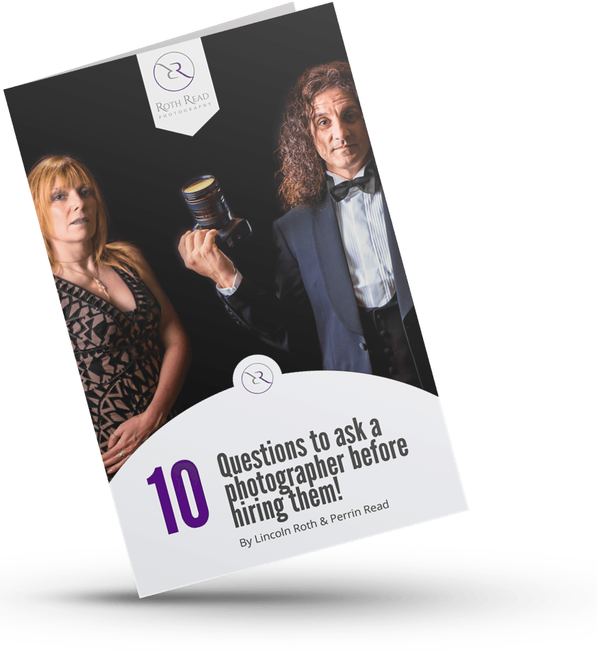 A book titled questions to ask a photographer before hiring them