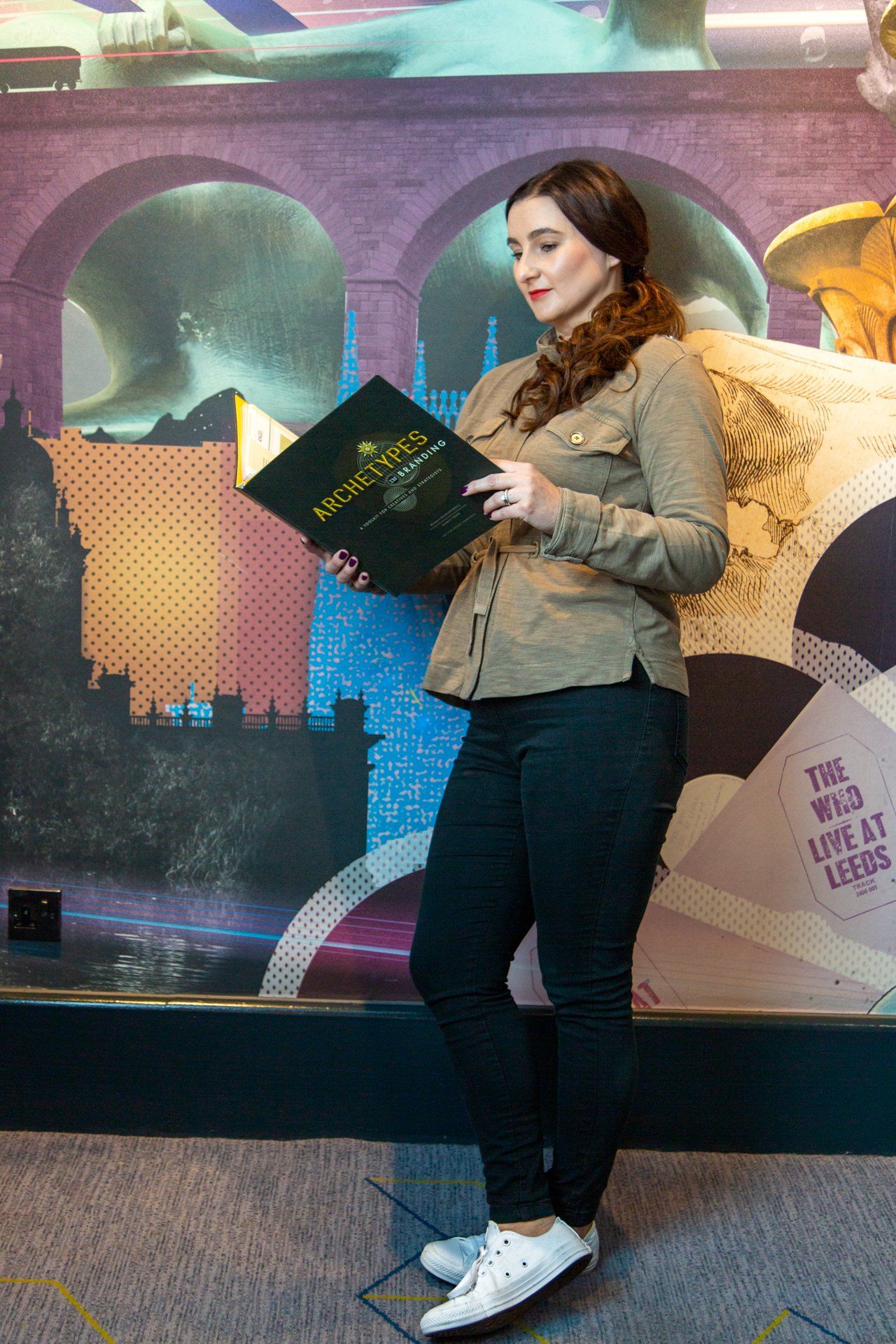 Branding Photography woman reading a book in The Malmaison, Leeds