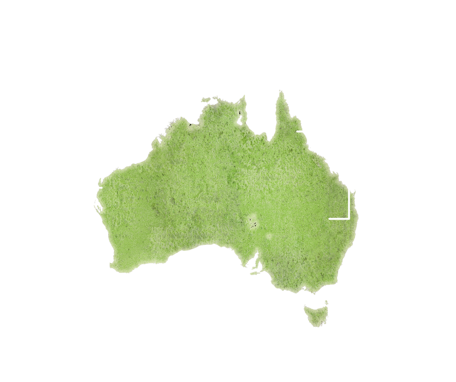 Map of Australia that shows flood-prone areas where Easy Flood Claim offers its services.