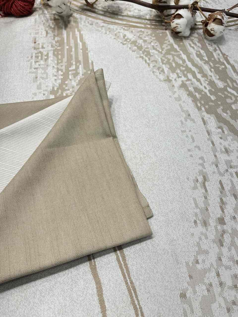 Catering fabric production in Leffe beige