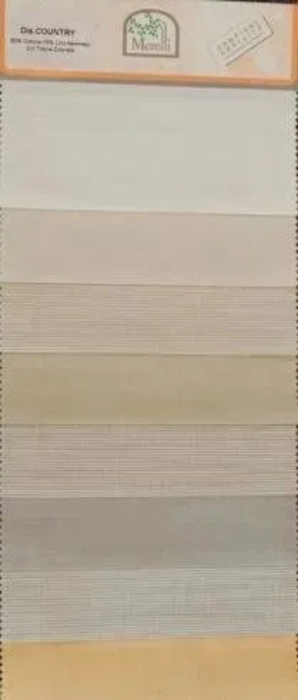 Production of catering fabrics in Leffe shades of beige