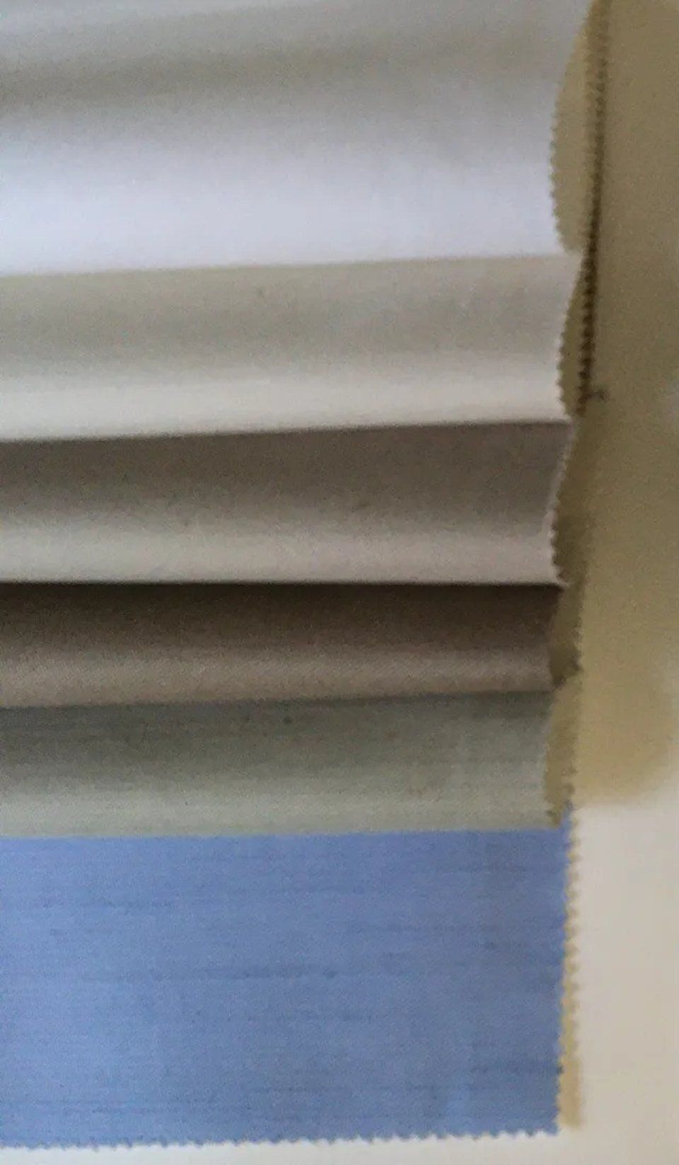 Production of catering fabrics in Leffe in various colours