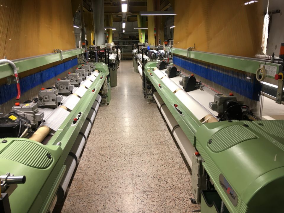 textile processing machinery for tablecloths