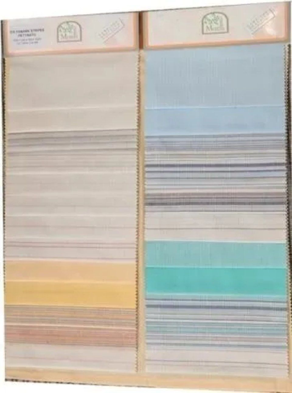 colour chart of Panama tablecloths