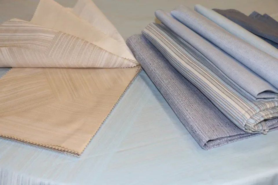 samples of cotton tablecloths