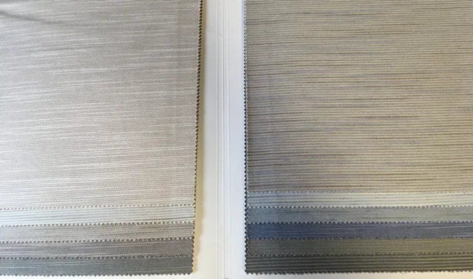 campioni di colori di tovaglie in cotone/lino