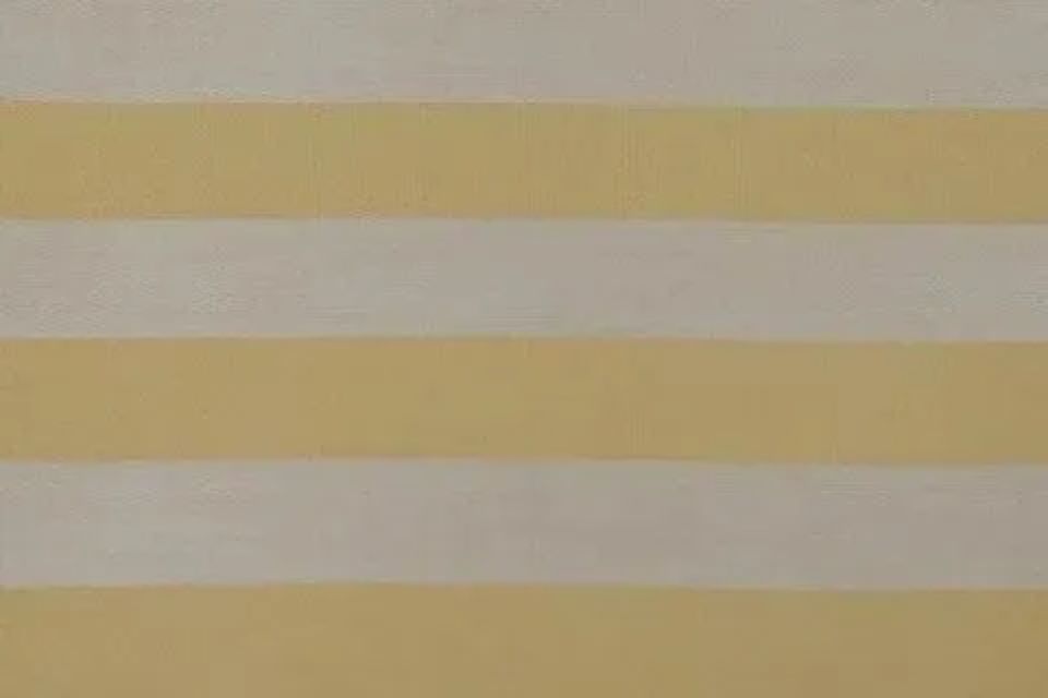 yellow and white striped duvet cover