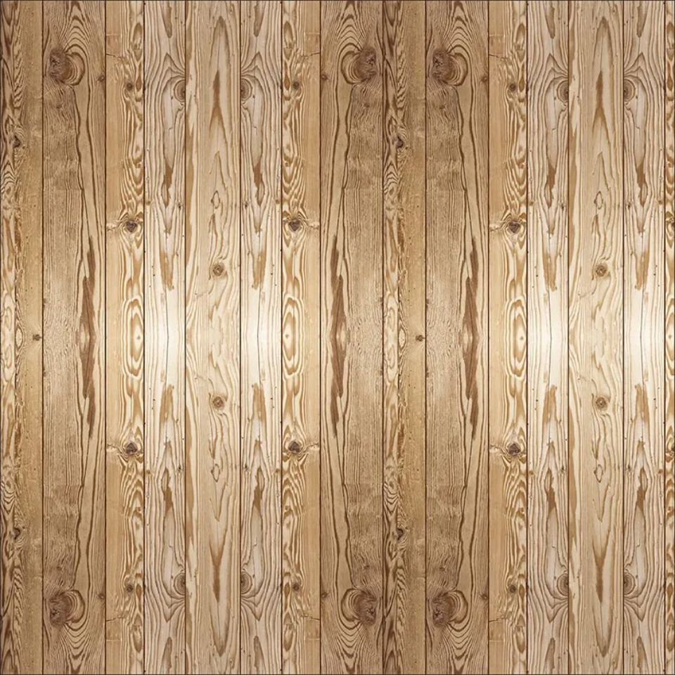 wood-effect tablecloth