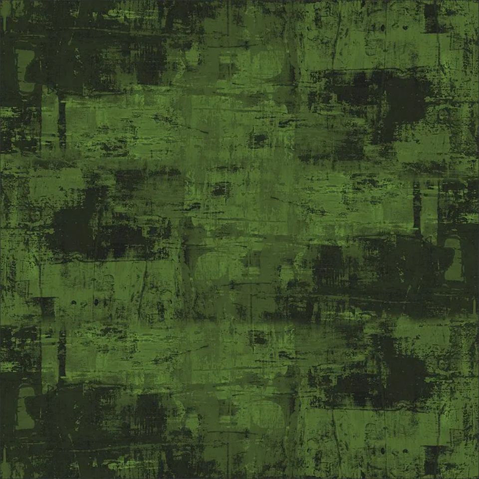 dark green tablecloth with abstract pattern