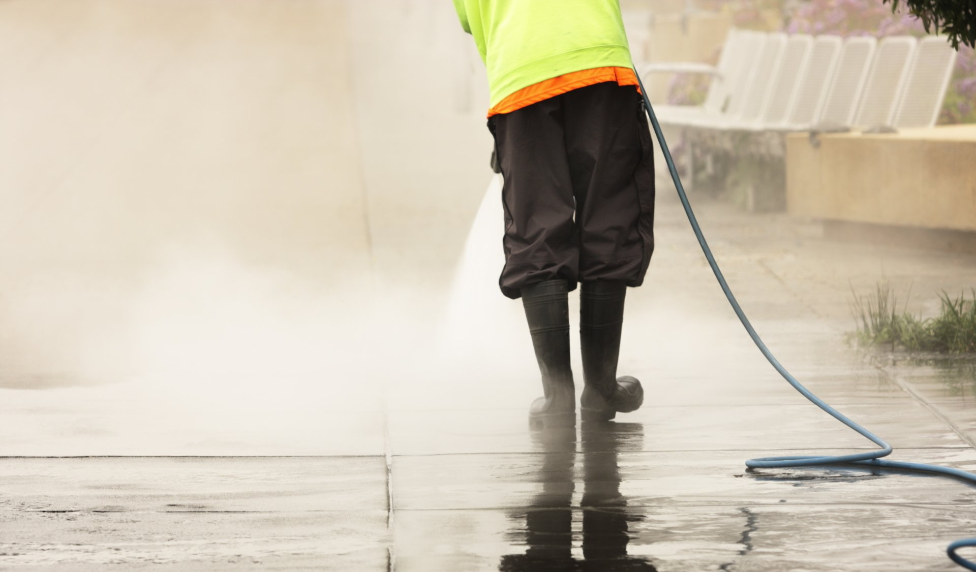 Pressure Washing The House Side - West Yarmouth, MA - Cape Custom Painting Pressure Washing The House Side - West Yarmouth, MA - Cape Custom Painting