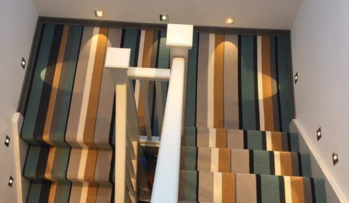 Pattern stair carpets
