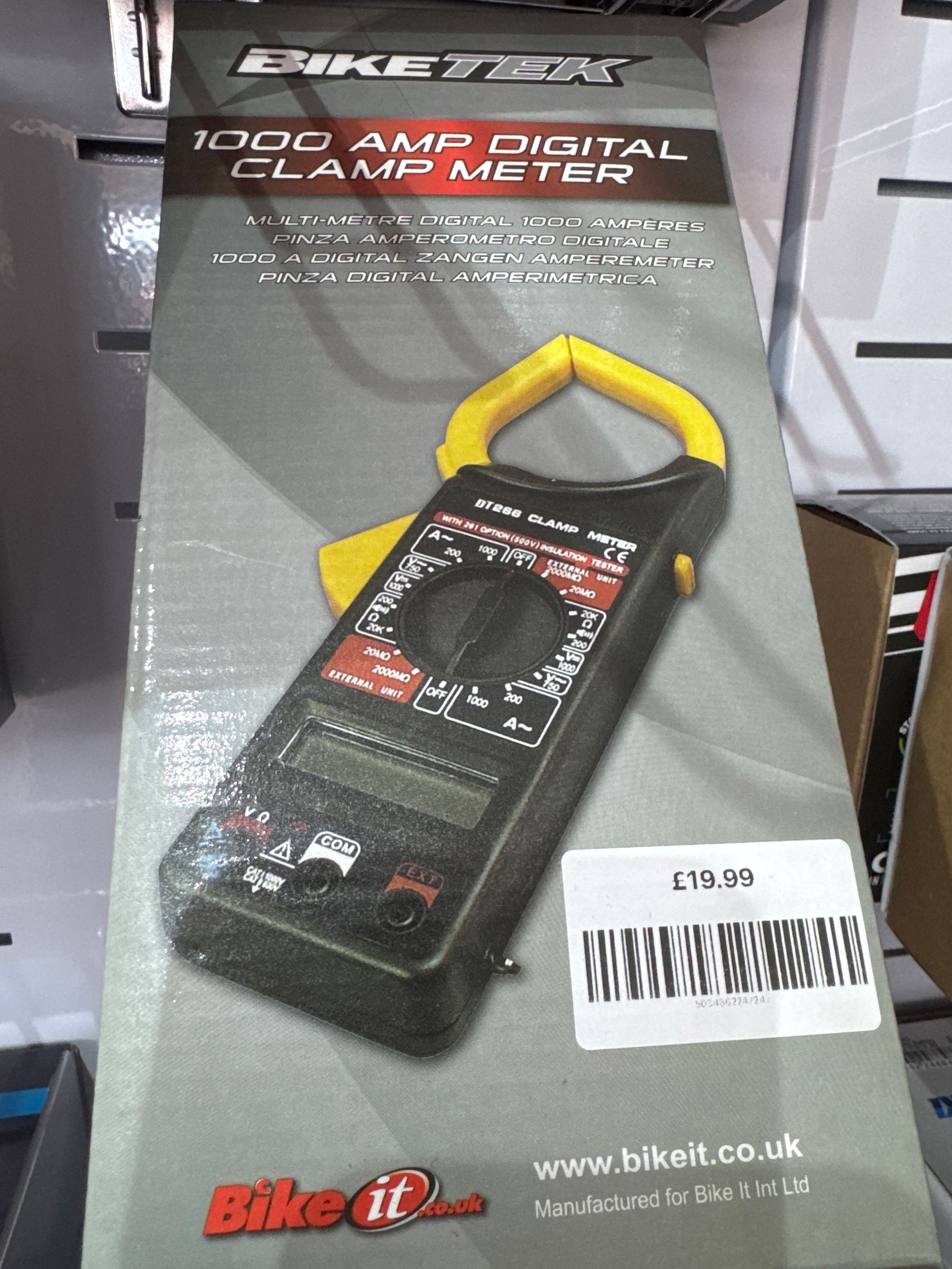 AC/DC Multi Meter 1000Amp/1000v