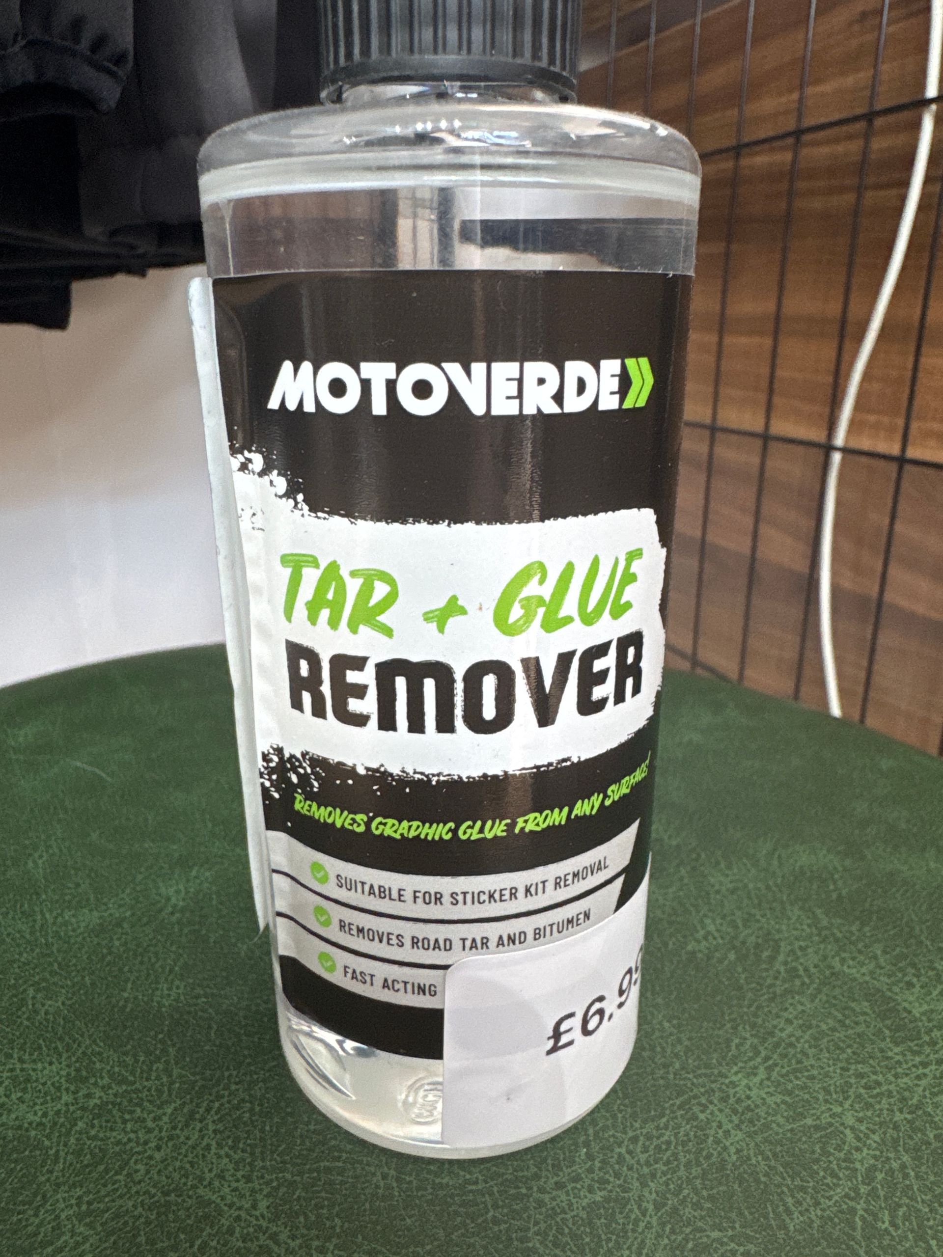 250ml Motoverde Road Tar + Glue Adhesive Remover Spray