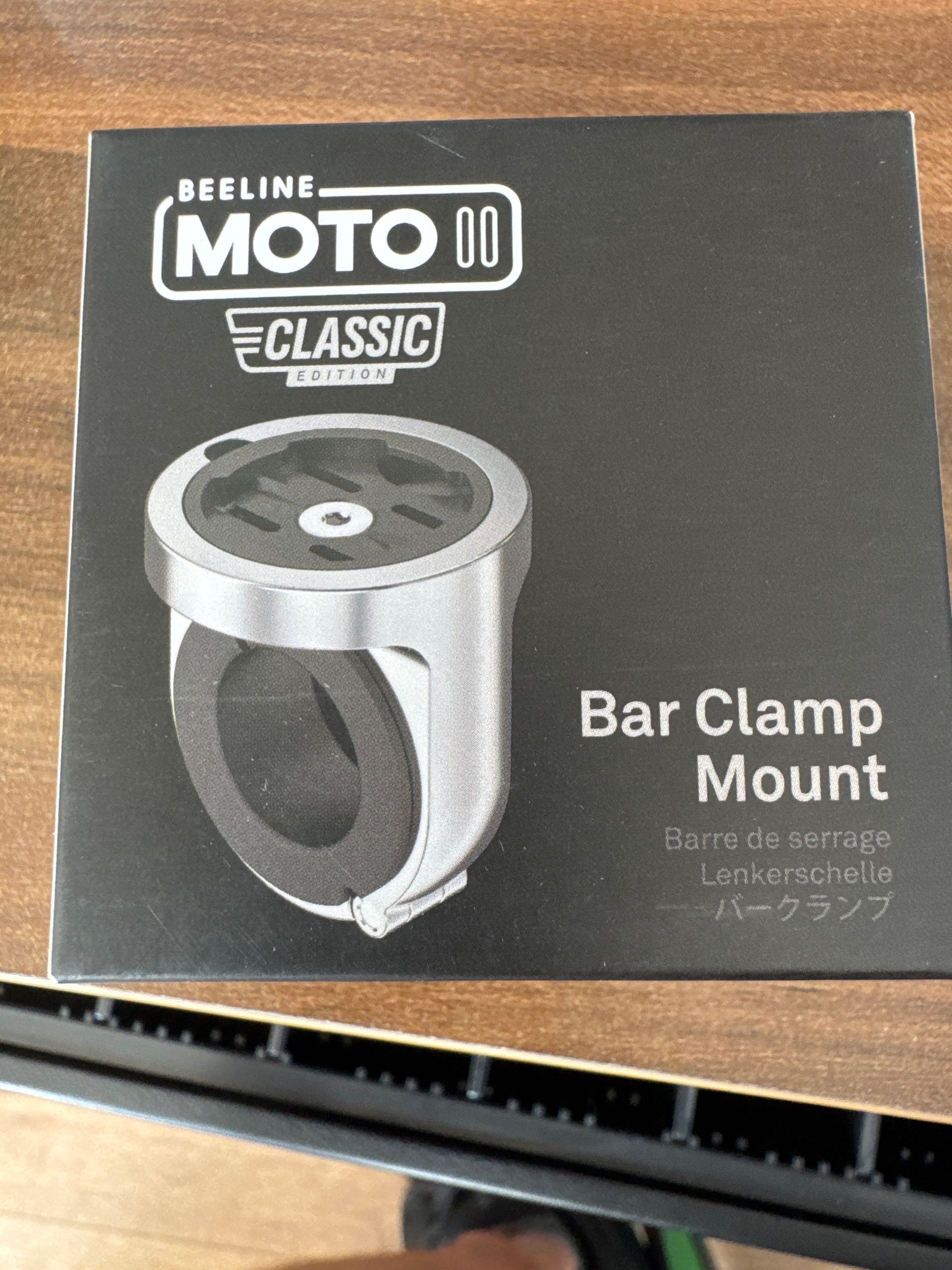 Beeline Moto 2 Classic Ed Bar Clamp Silver