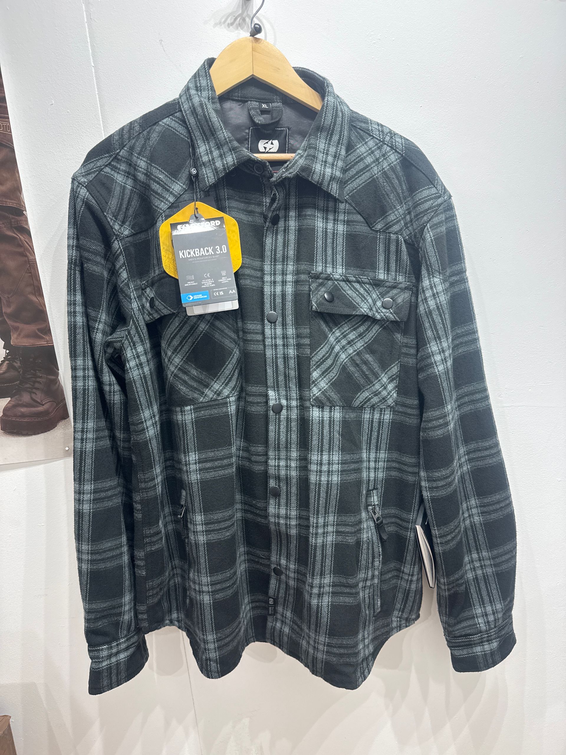Kickback 3.0 MS Shirt Grey L