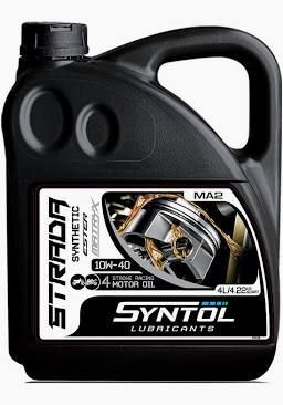 Syntol Strada 4T 10W-40 4 Litre Synthetic Oil