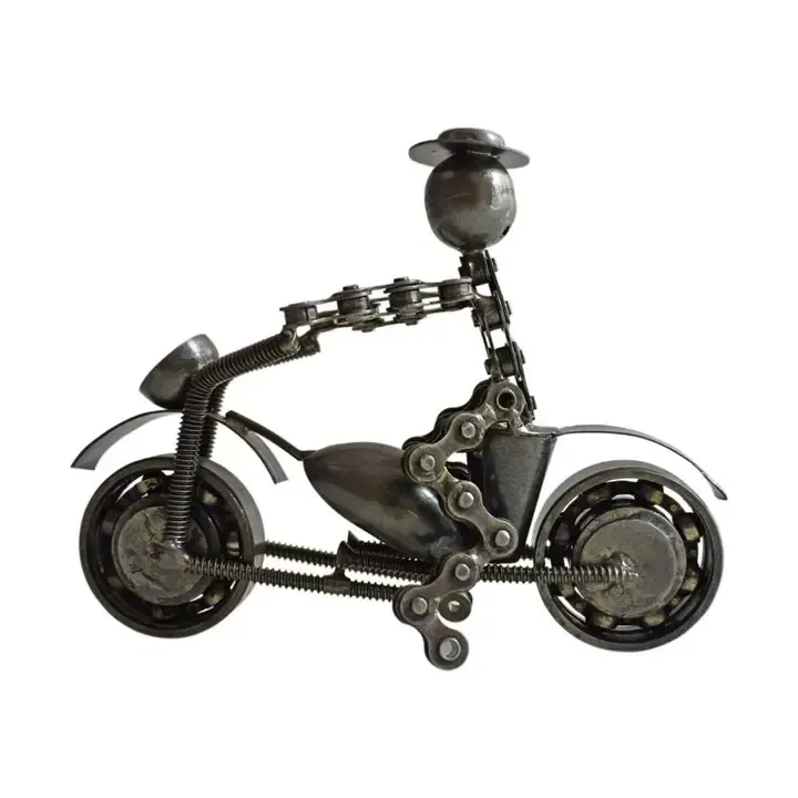 Motorbike With Rider Bike Chain