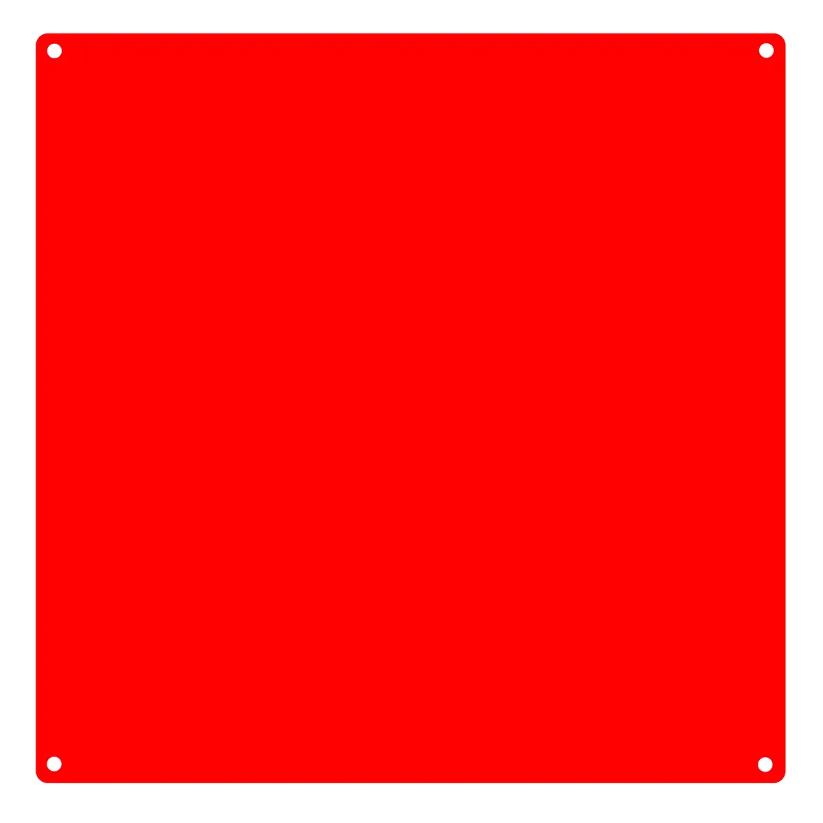 Pyramid Acrylic Backing Red