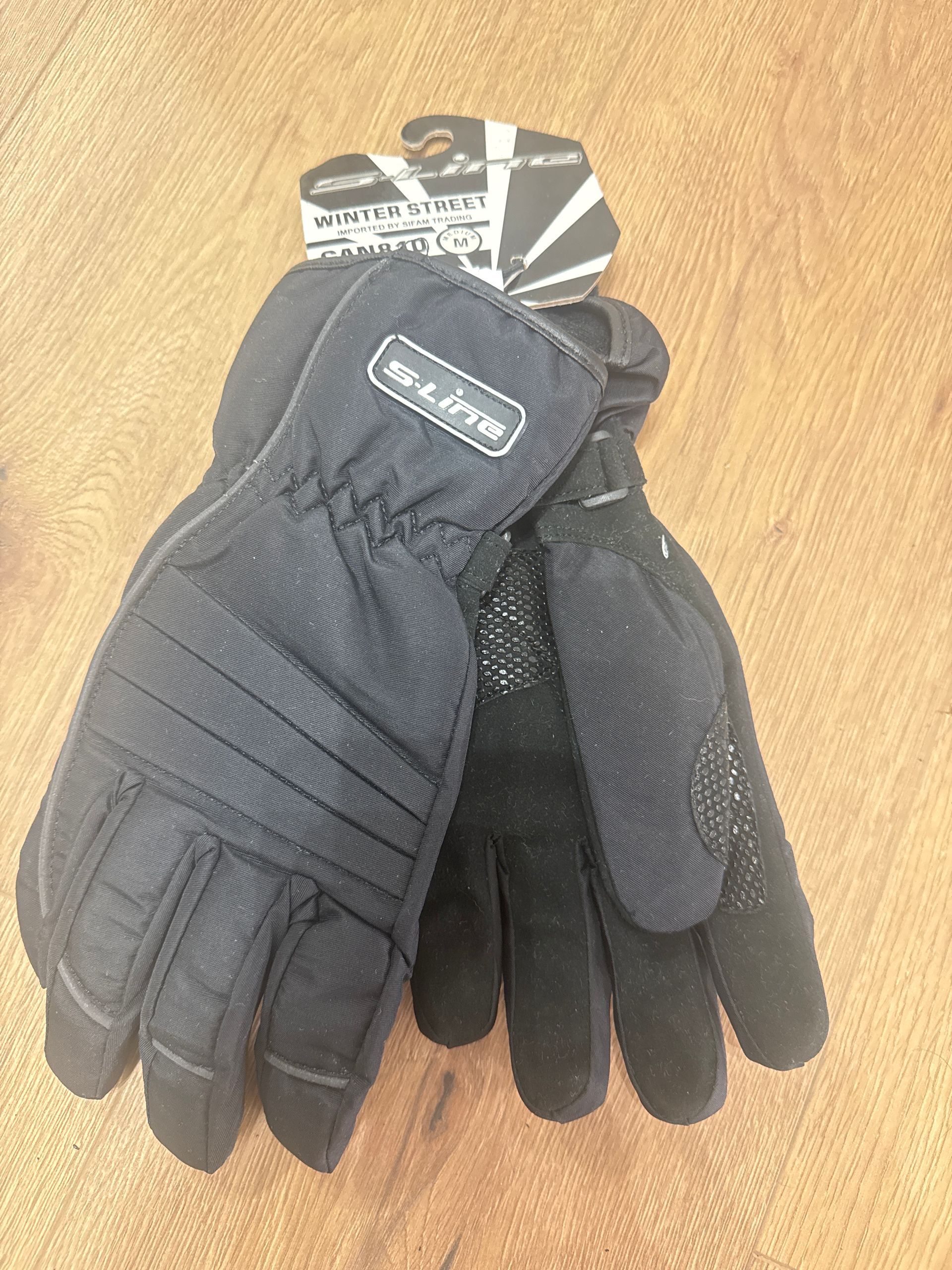 GLOVE BLACK NYLON MED GAN810MED
