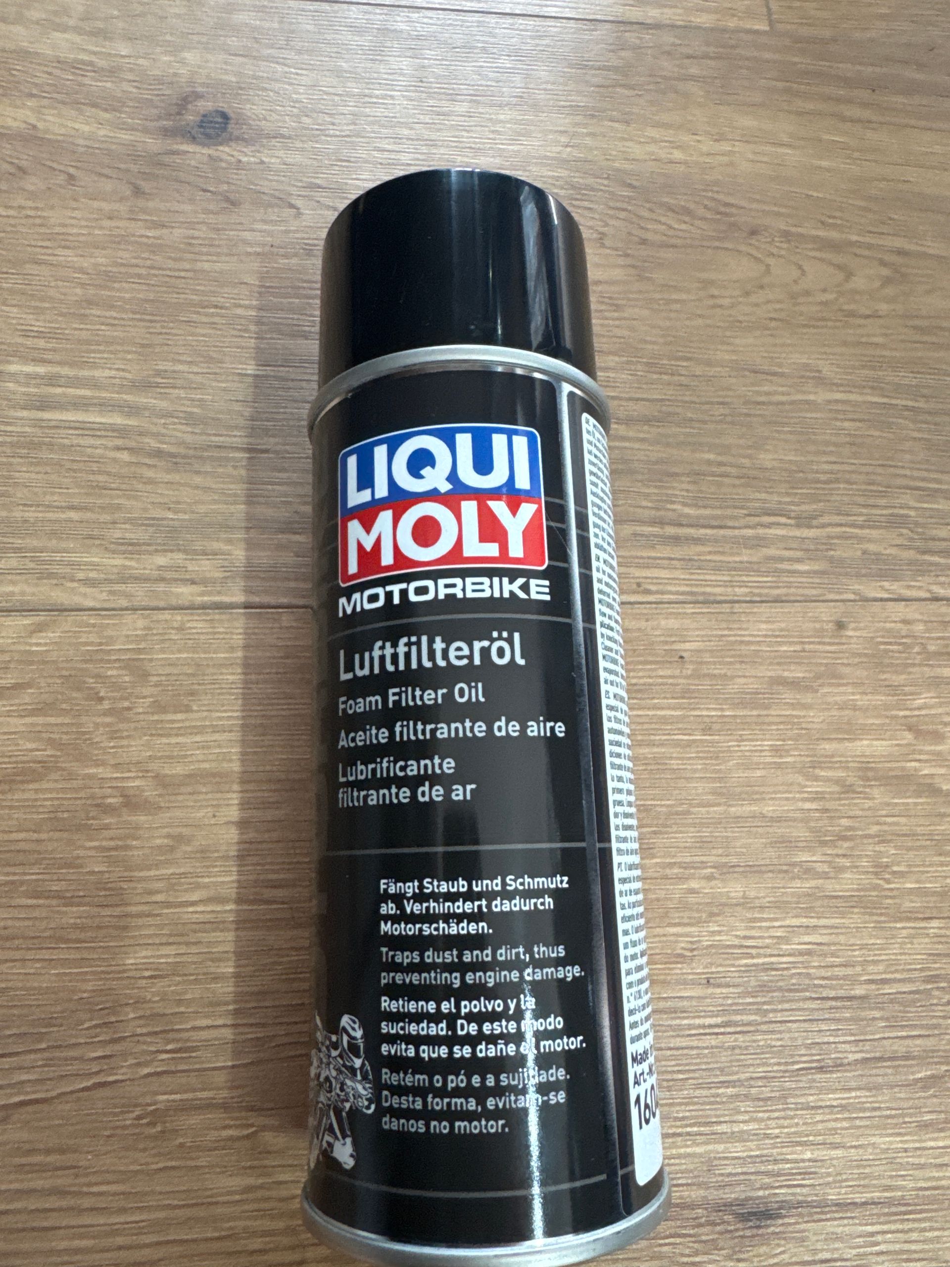 LIQUID MOLY FOAM AIR FILTER OIL SPRAY 400ML