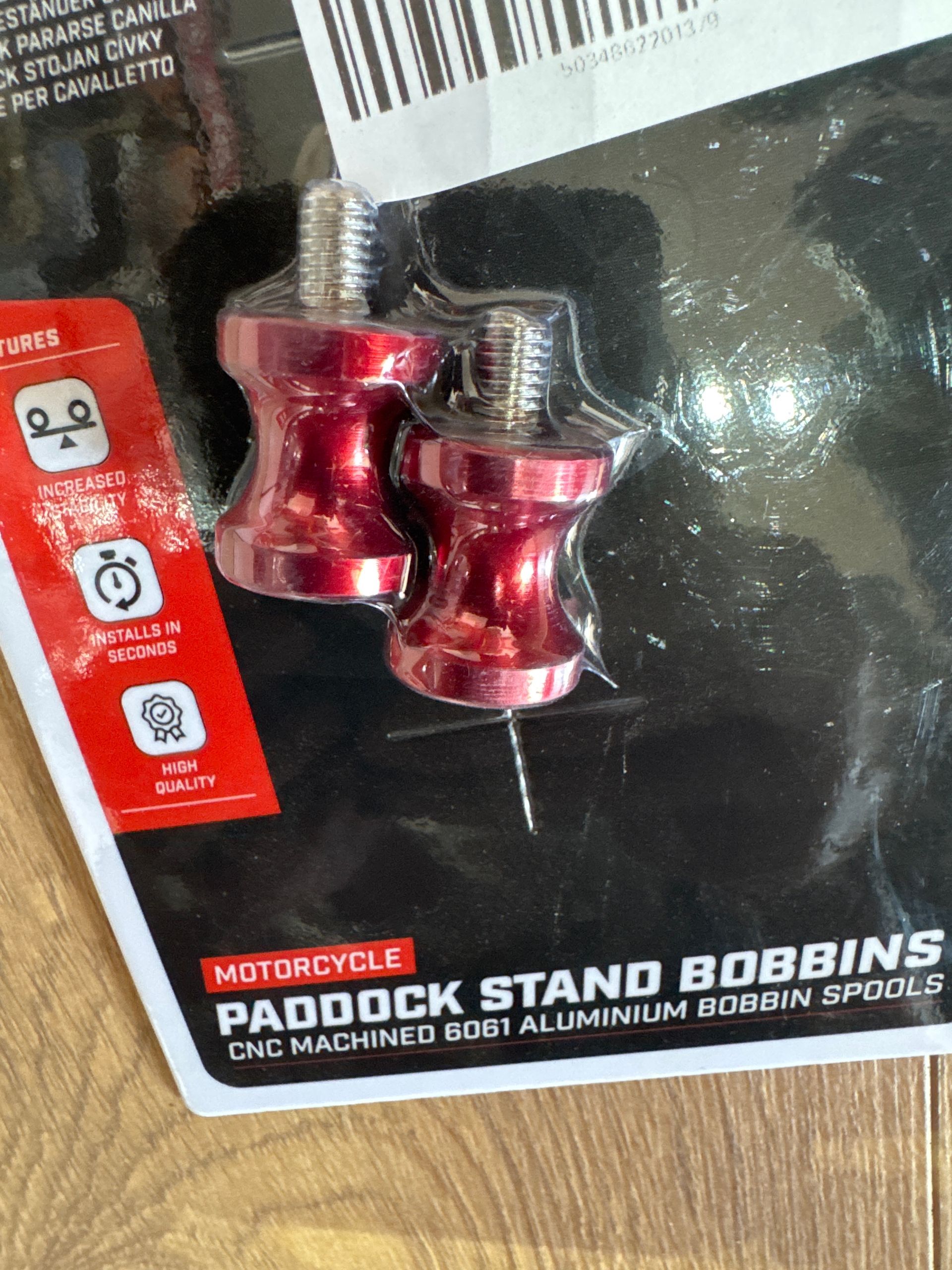 Bobbins Red 6mm 1 Pitch