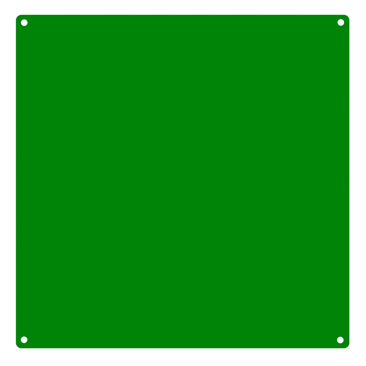 Pyramid Acrylic Backing Green