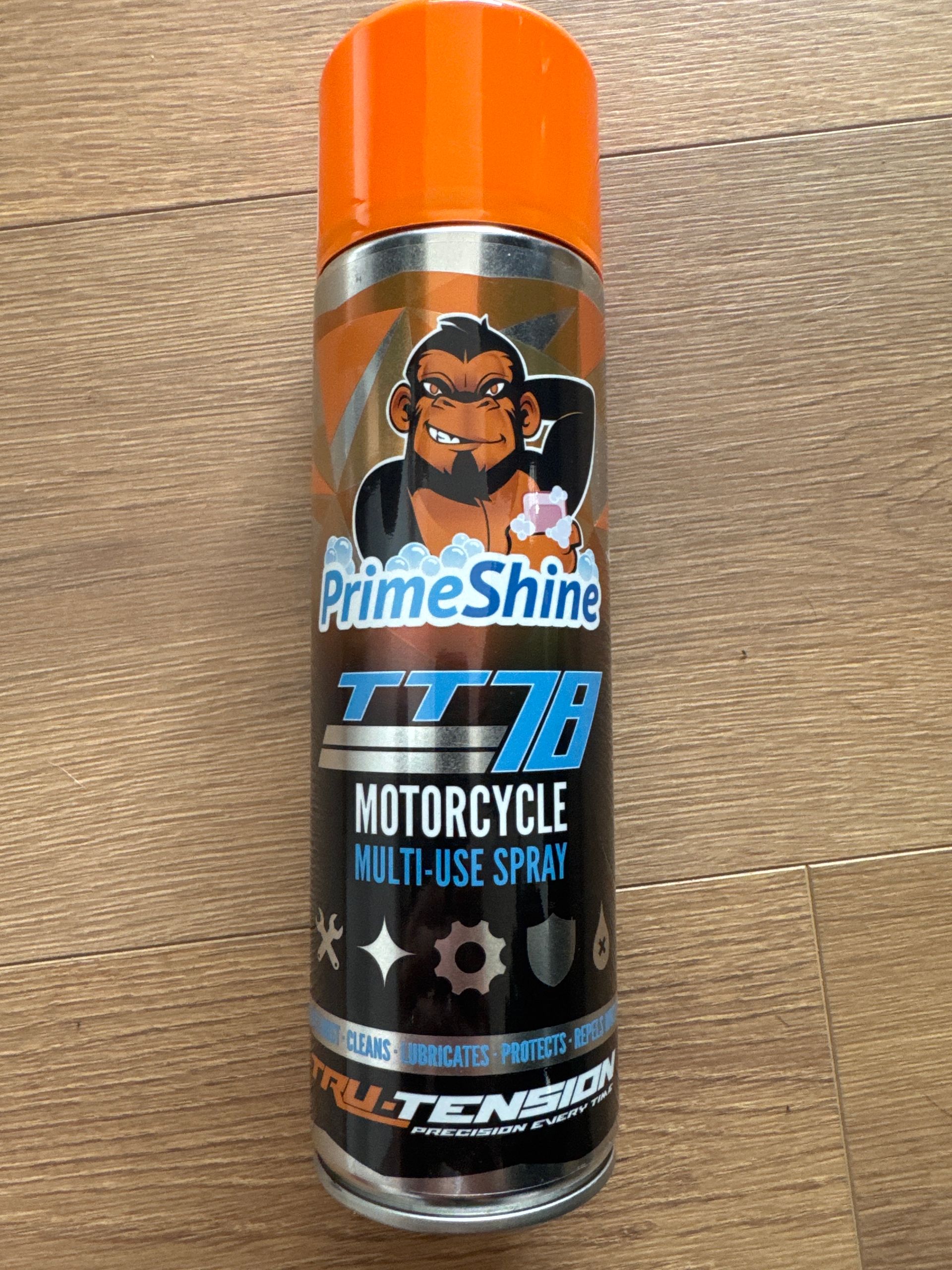 Prime Shine TT78 Motorcycle Spray 500ml