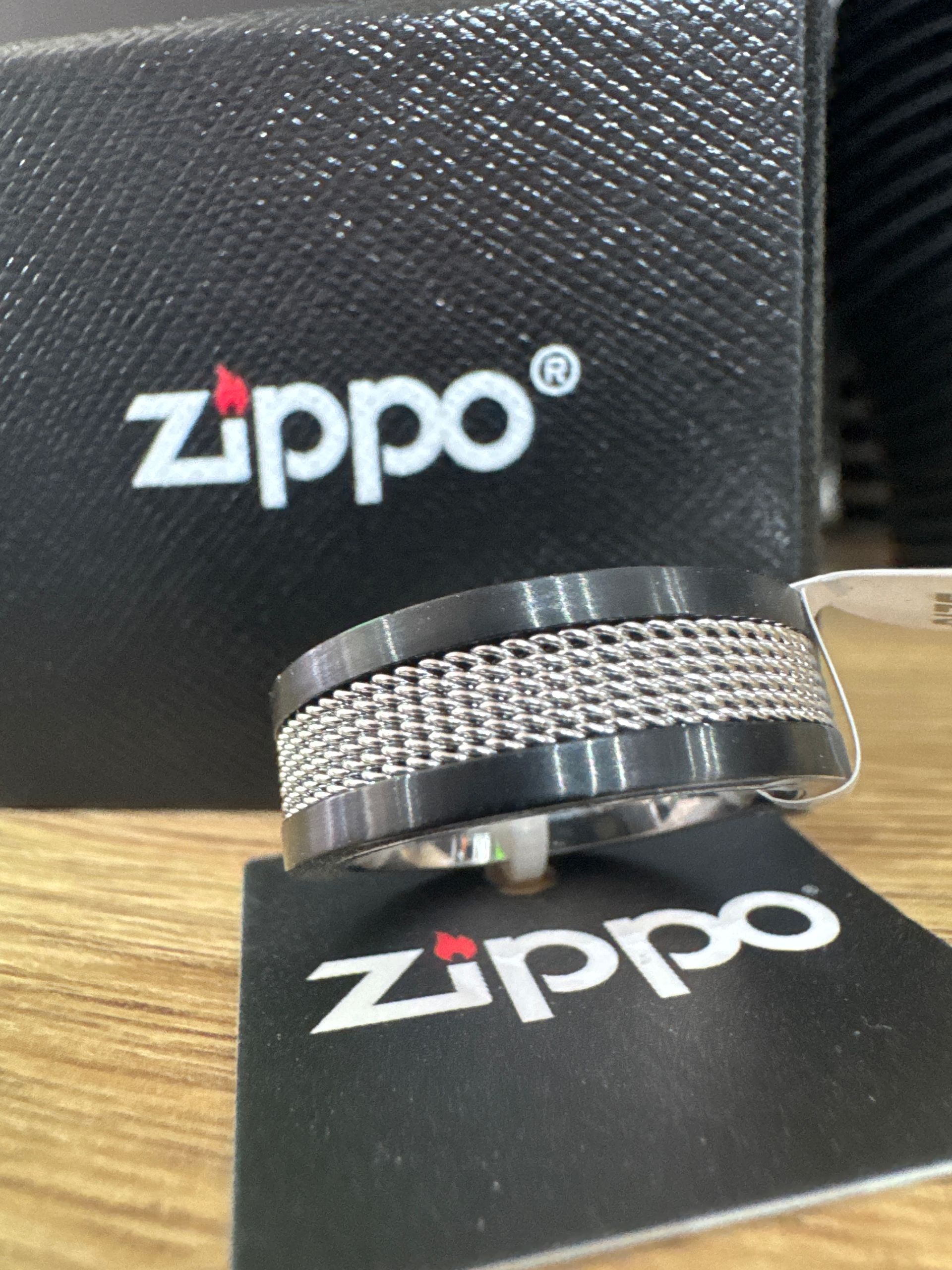 Zippo Mesh Band Ring