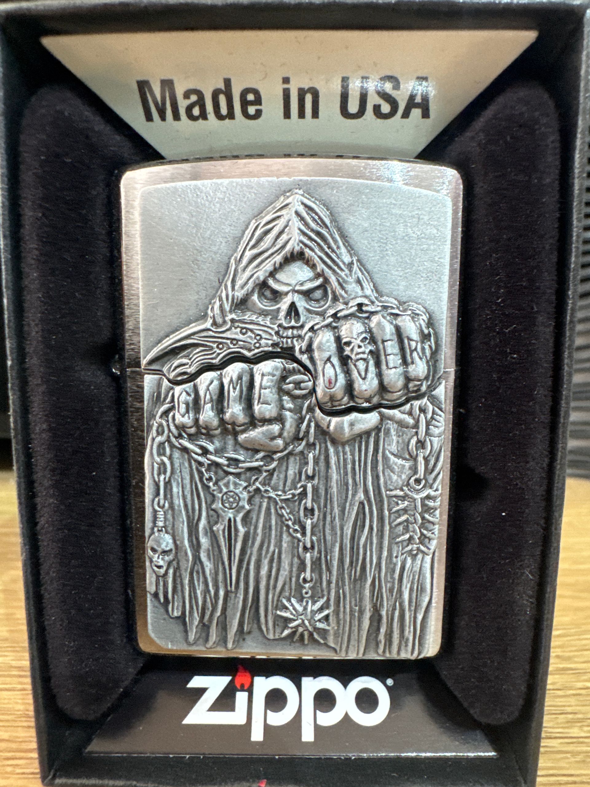 Zippo Game Over Emblem
